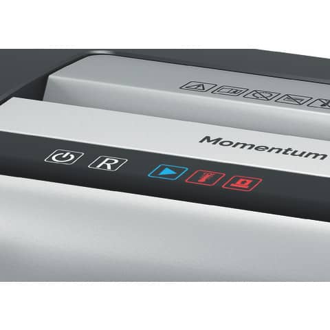 Distruggidocumenti uso moderato Rexel Momentum X410-SL Slimline P-4 - 23 L- taglio a frammenti 4x28 mm - 2104573EU